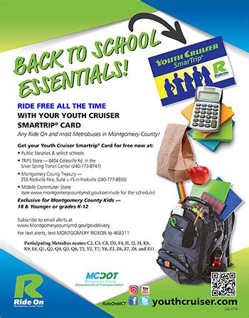 montgomery county smart card|Montgomery County Students Can Ride County Buses for Free .